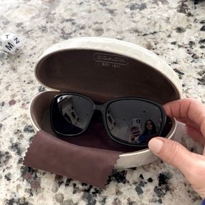 Coach sunglasses and hard case